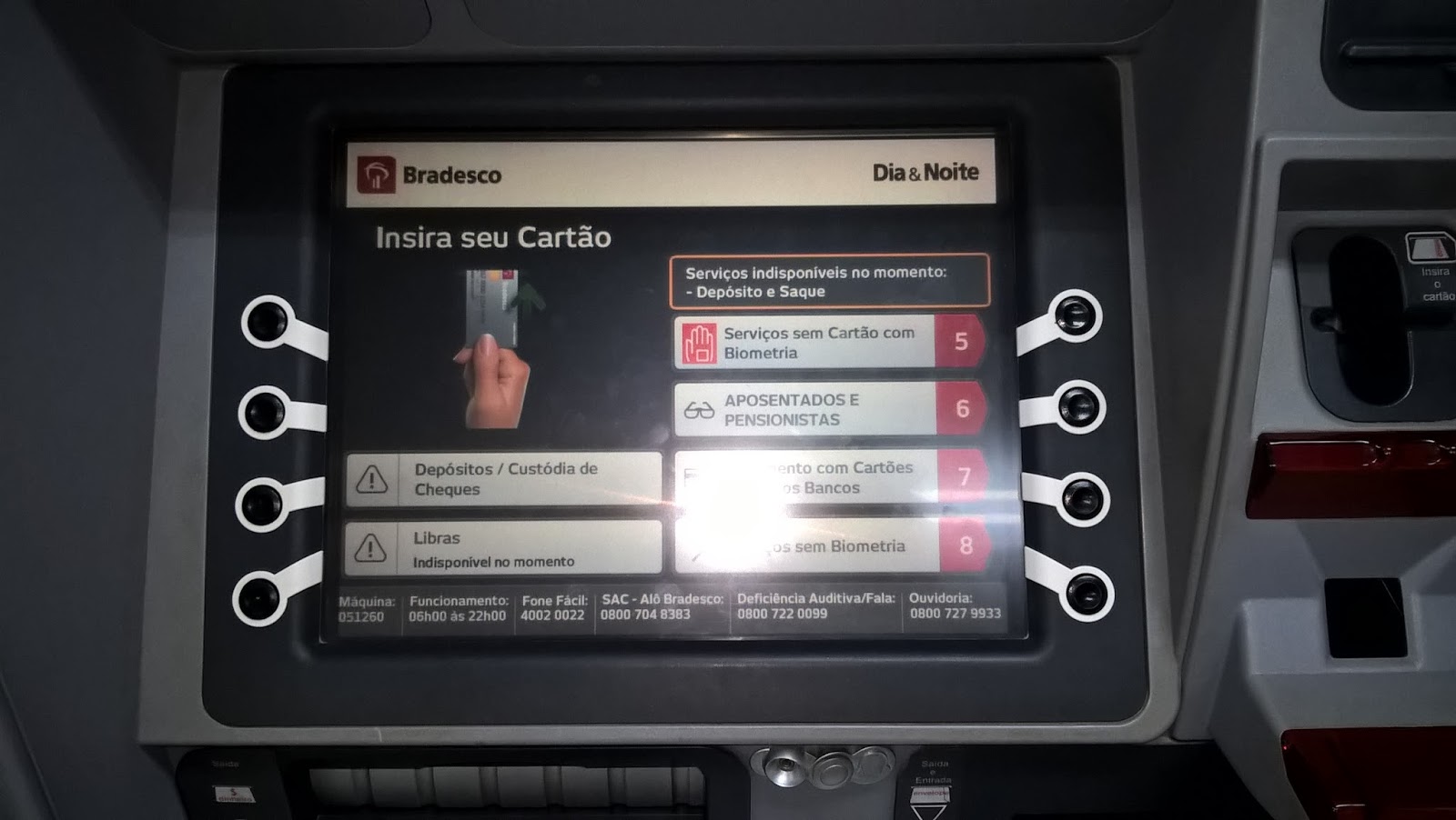 ATM - Terminal Eletrônico Digital para Confirmações dos Depósitos!